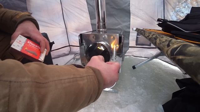 Зимняя рыбалка в палатке. смотреть онлайн