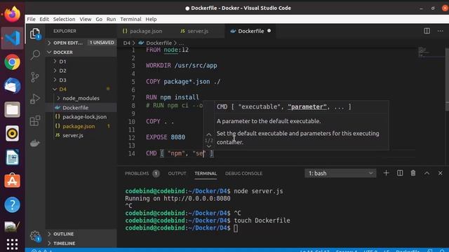 How To Build a Node.JS Application with Docker | Getting Started with Docker Using Node.js смотреть онлайн
