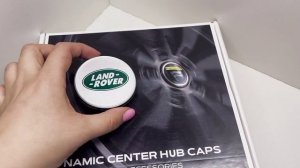 Динамические парящие колпачки на литые диски Land Rover | заглушки ступицы спиннеры
