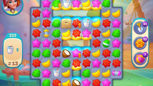 Hawaii Match-3 Mania Level 223 - No Boosters - FULL STORY - CaroGamesNL смотреть онлайн