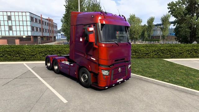 Euro Truck Simulator 2: Renault Range T facelift смотреть онлайн