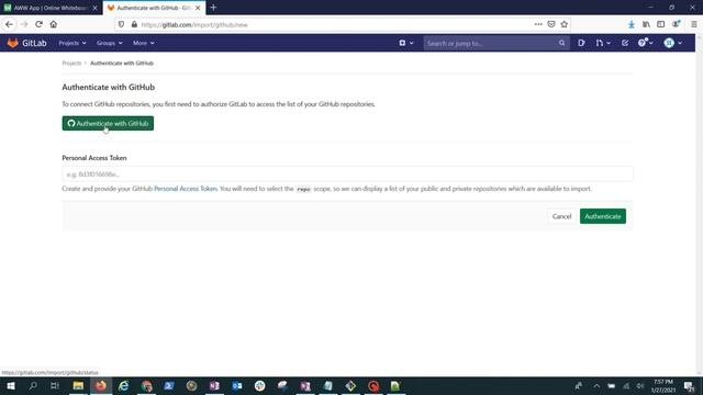 How to Import GitHub Repository into Gitlab