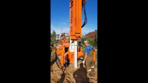 Забивка железобетонных на сваебойной установке КОПЕР.РФ