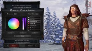 Character Customization in FICTORUM