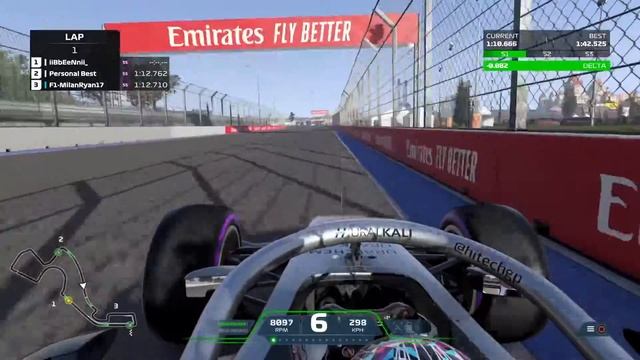 F1 2021 F2 Russia HOTLAP and SETUP