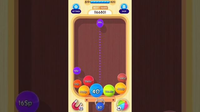 Reached 8O Ball in 2048 Balls 3D Gameplay