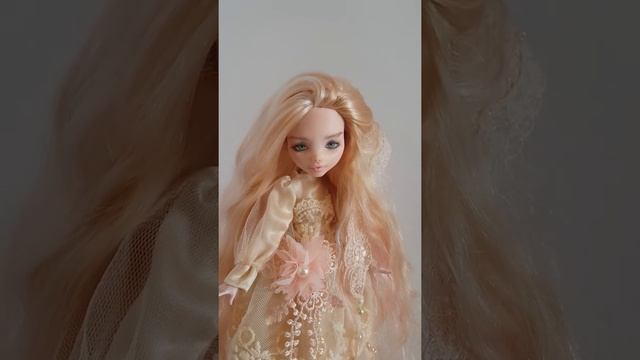 рисуем куклу ооак монстер хай Иванка кастом repaint doll ivanka custom doll hand made