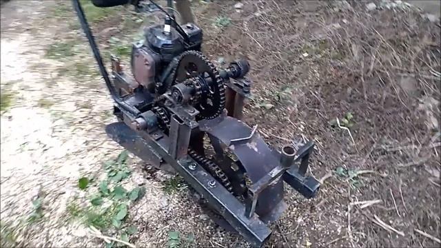 Самодельный окучник с двигателем от бензопелы урал смотреть онлайн