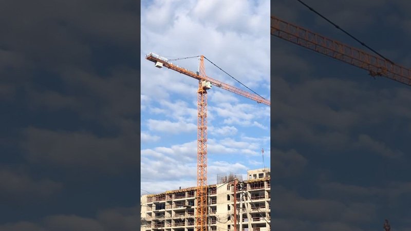 Почти копия | Корейский Liebherr! Башенный кран Everdigm #shorts