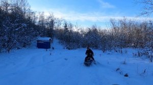 Мотобуксировщик Белка. Часть-5.  Едем на буксире. Покатушки по небольшой целине.