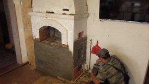 Как я обкладываю печь плиткой.