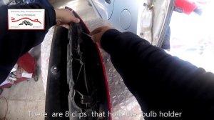 Mitsubishi Colt 2002-2013 How to replace rear tai light
