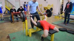 Жим лежа 110 кг.
