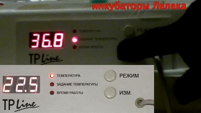 Инструкция (краткая) управления терморегулятором инкубатора
