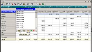 OLAP analysis using Loginom