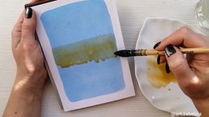 Лессировка в акварели