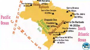 КАРТА МИР (Map Brazil Geography)