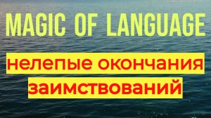 Нелепые несоответствия окончаний в латыни и русском