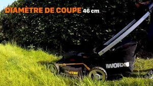 WORX WG749E TONDEUSE A GAZON AUTO-TRACTÉE  40V        FR