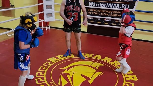 Кикбоксинг дети! Денис 7 лет - Иван 7 лет. смотреть онлайн