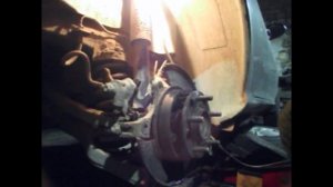 замена задних тормозных дисков и колодок элантра + кат№