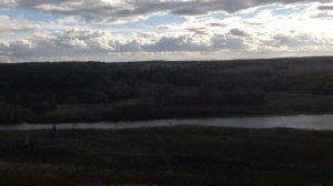 Вид на реку ока в усадьбе Авчурино