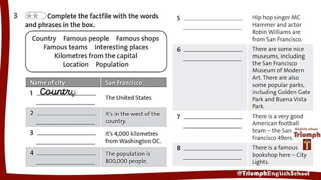 English Plus 5  Workbook, p.23. Unit 3.  Writing. Ответы, гдз.  Агылшын 5 сынып 23 бет Воркбук