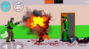 Превращаем зомби в решето из разных оружий! Flat Zombies