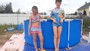 РАСПАКОВКА БАССЕЙНА ИЗ магазина Лента / бассейн 3 метра за 5999руб.