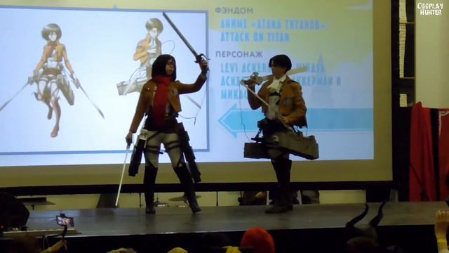 Attack on titan [Levi Ackerman & Mikasa Ackerman] - Агуша Band смотреть онлайн