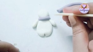 DIY - Christmas ornaments ideas - Easy Polar bear making tutorial-using handmade cold porcelain cla