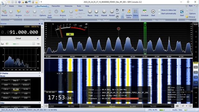 24.05.2023 14:53UTC, [Es], Jurnal FM, Молдавия, 91.0МГц, 1122км