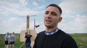 Миша литвин построил гигантскую рогатку! Шок контент ! Смотреть всем Запустил себя!!!!!