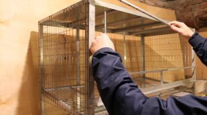 Клетка для кур несушек  своими руками Часть 6