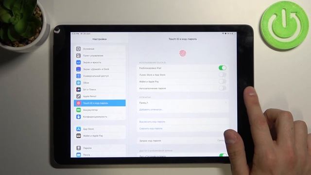 Как установить разблокировку отпечатком пальца на IPad 2021 / Настройка Touch ID смотреть онлайн