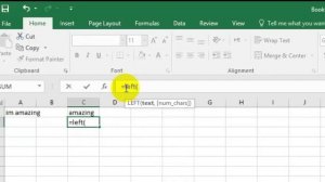 EXCEL training course | how to extract parts of a text string