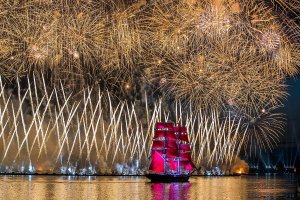 Самый красивый салют! Алые паруса, Санкт-Петербург!