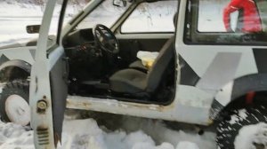 ОКА против 4x4 Outlander в СНЕГУ! Передний привод против Полного