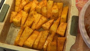 Тыква со специями на гарнир