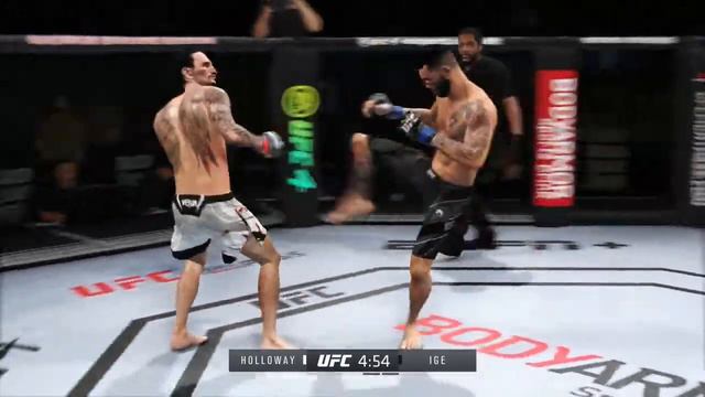 Max Holloway vs Dan Ige Full Fight - UFC 4 Simulation