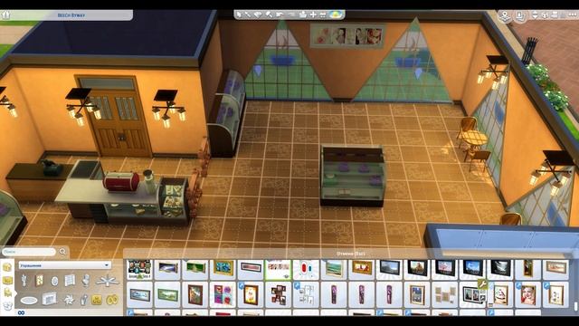 Sims 4 постройка деревенского кафе пекарни-строительство в симс 4