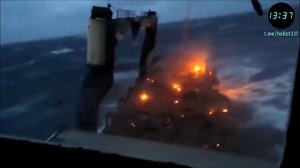 Пожар на корабле..Red River - Salem