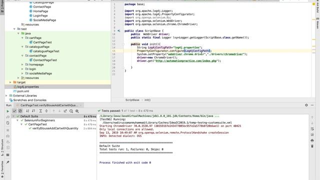 How to use log4j in selenium webdriver | Selenium for Beginners with Advance technology :Part-12 смотреть онлайн