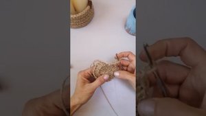 Вяжем вместе эко-губку из джута