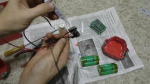 ремонт батарей шуруповёрта makita