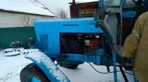 Запуск Мтз 80 Без Подогрева В Сильный Мороз !!