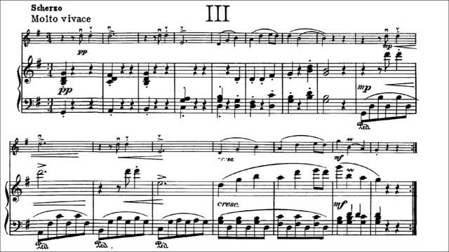 Dvořák, Antonín L. Sonatine op.100 for violin + piano смотреть онлайн
