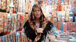 Чернопольные 125х125. Павловопосадские платки в Минске. Алёна