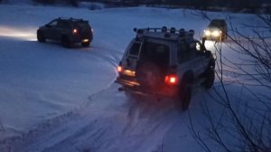 Зимний Off-Road: Duster vs Grand Vitara, Safari vs Land Cruiser