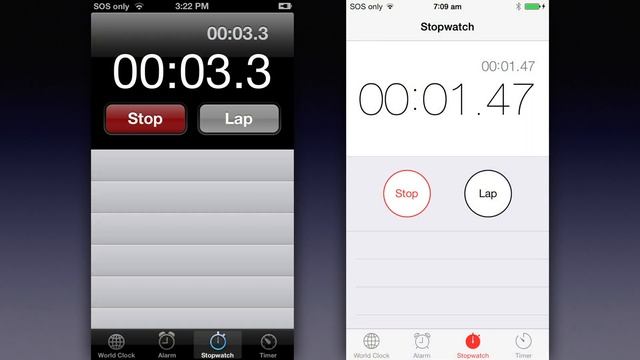 iOS 6 vs iOS 7: UI Comparison! смотреть онлайн